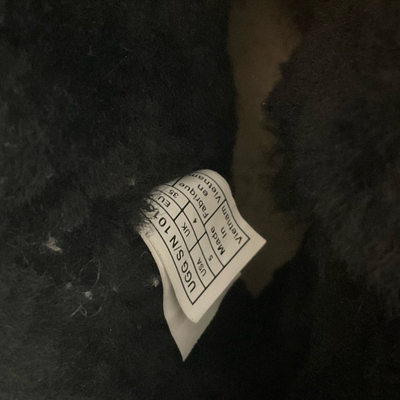 UGG Black Shearling Lined Boots - Picture 5 of 10